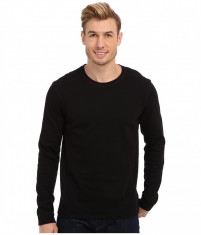 Calvin Klein Jeans L/S Mixed Media Waffle Pullover|100% original|Livr. din SUA in cca 10 zile foto