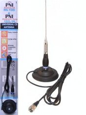 Resigilat - 2014 - Antena CB PNI ML100 cu lungime 100 cm si magnet 125mm inclus foto