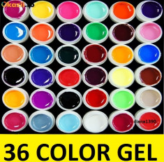 Kit Set Gel 36 Color Geluri Colorate 5ML (8G) COCO Lampa uv Manichiura foto