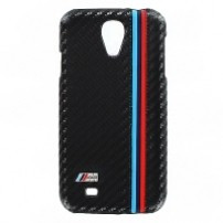 Husa plastic Samsung I9500 Galaxy S4 BMW Carbon BMHCS4MC Blister Originala foto