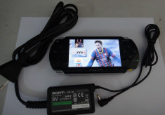 Consola Sony Playstation Portable - PSP model 1004 (Wireless + Infrarosu) impecabil, modat permanent, Card Original 8Gb, ofer Livrare cu Verificare foto