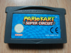 GameBoy - Joc Nintendo GAME BOY ADVANCE - MARIO KART SUPER CIRCUIT foto