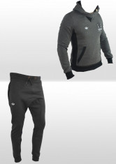 Trening - Adidas - Gri - New Collection - Pantaloni Conici - Simplu - Masuri S M L XL B201 foto