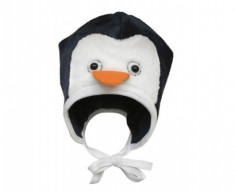 Caciulita Pinguin, pentru iarna, groasa, model unisex foto