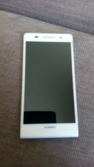 Smartphone HUAWEI Ascend P6 White aproape nou foto
