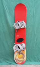 Placa snowboard Stuf System 38 138cm cu legaturi Stuf in stare buna foto