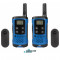 Walkie Talkie receptor Motorola TLKR T41 - 2 bucati, albastre - 4km