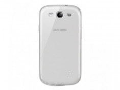 Husa case Belkin pentru Samsung Galaxy S3 i9300, Alb Transparent F8M398CWC05 foto