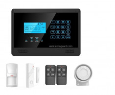 Sistem alarma wireless GSM , pentru 1 - 2 camere - expoguard.com foto