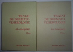 Tratat de dermato-venerologie - Al. Coltoiu, editura Medicala, volumul 1, partea 1 si 2 foto