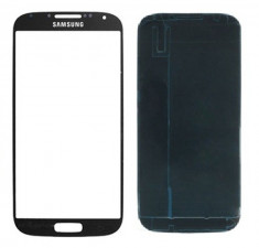 Ecran Geam Sticla Samsung Galaxy S4 Negru Black + Adeziv gratis === CEL MAI BUN PRET === foto