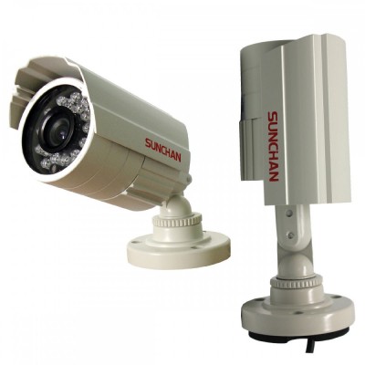 SENZOR DETECTOR CAMERA DE SUPRAEGHERE SUNCHAN 600TVL 1/3&amp;quot; Color CMOS CCTV foto