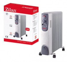 Calorifer Electric Ulei 11 Elementi Zilan ZLN2128 2500W foto