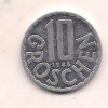 No(2) moneda-AUSTRIA -10 groschen 1986, Europa