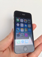 iPhone 4S 16GB negru codat Orange Stare foarte buna foto
