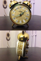 Vand ceas desteptator mecanic Kienzle, Germany, model deosebit foto