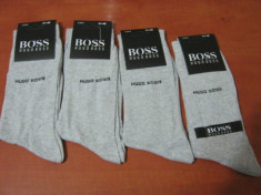 NOU!!!SOSETE HUGO BOSS GRI DESCHIS LUNGI 40-45 ,PRET FARA CONCURENTA!! foto