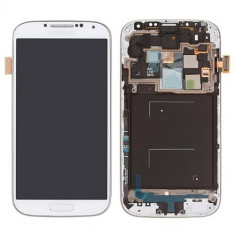 DISPLAY LCD SAMSUNG GALAXY S4 i9505 !!! - ALB - WHITE - GEAM FATA TOUCHSCREEN - NOU - TRANSPORT GRATUIT !!! CEL MAI MIC PRET !!! foto