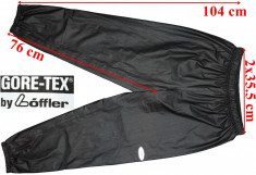 Pantaloni ciclism ploaie Loffler, membrana Gore-Tex, barbati, marimea L foto