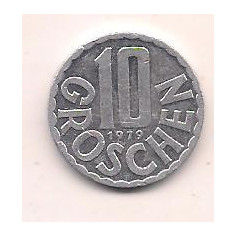 No(2) moneda-AUSTRIA -10 groschen 1979