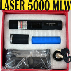 Laser lasere verde pointer 5000 mlw foto