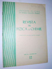 Revista de Fizica si Chimie dec. Nr. 12 / 1975 foto