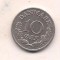 No(1) moneda-DANEMARCA -10 Ore 1961