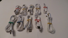 LOT 10 CABLURI DE DATE MICRO USB SAMSUNG ORIGINALE foto