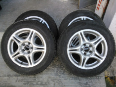 Jante vw golf/bora/logan 15&amp;quot; + anvelope iarna 185/65/15 foto