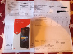 Vodafone Smart 4 Turbo,model negru, sigilat,garantie 24 luni foto