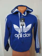 HANORAC ADIDAS VATUIT CU FERMOAR,MODEL NOU,MARIMI S,M,L,XL,-IN DESCRIERE SUNT KG PENTRU FIECARE MARIME IN PARTE! foto