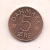 No(1) moneda-DANEMARCA -5 Ore 1987, Europa
