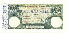 ROMANIA BANCNOTA 100 000 100000 LEI 21 OCTOMBRIE 1946 NECIRCULATA foto