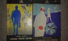 2 carti Leonida Neamtu-colectia Sfinx-Acoperis cu demoni;Teroare pentru colonel (gen politist-detectiv-mister-aventura)-B2297 foto