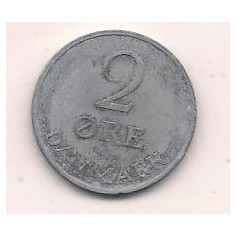 No(1) moneda-DANEMARCA - 2 Ore 1967