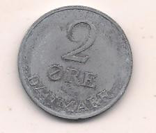 No(1) moneda-DANEMARCA - 2 Ore 1967 foto