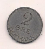 No(1) moneda-DANEMARCA -2 Ore 1952