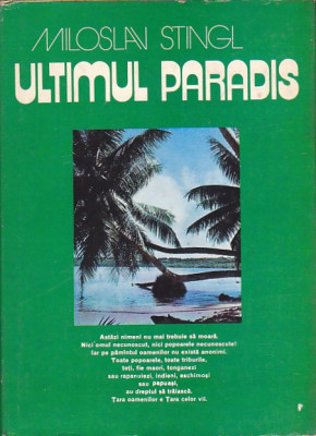 MILOSLAV STINGL - ULTIMUL PARADIS foto