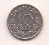 No(1) moneda-DANEMARCA -10 Ore 1969