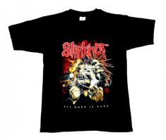 Tricou Slipknot &amp;amp;quot; all hope is gone &amp;amp;quot; logo rosu foto