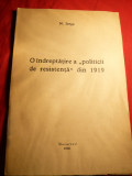 N.Iorga - O indreptatire a politicii de resistenta din 1919 - Prima Ed. 1940