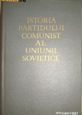 PONOMAREV - ISTORIA P.C.U.S. {PARTIDULUI COMUNIST AL UNIUNII SOVIETICE} foto