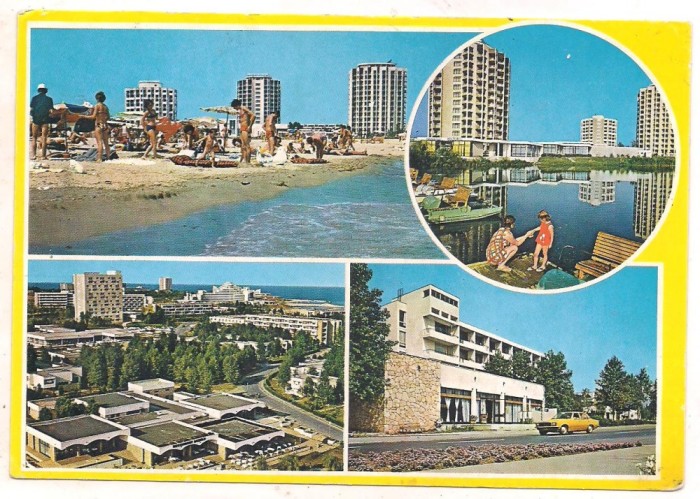 #carte postala(marca fixa)-VENUS-vedere de pe plaja