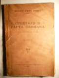 N.Iorga - Cugetare si Fapta Germana - Prima Ed. 1918