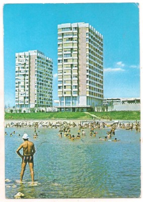 #carte postala(marca fixa)-SATURN-statiunea foto