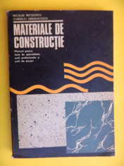 MATERIALE DE CONSTRUCTII Manual liceu foto