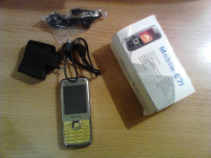 Replica Nokia E71 TRI-SIM , antena TV , camera foto , mp3 , bluetooth , 3 simuri , slot card - NOU , pachet complet foto