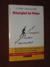 PRINCIPIUL LUI PETER - L. J. PETER, RAYMOND HULL foto
