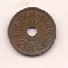 No(1) moneda-DANEMARCA - 1 Ore 1938, Europa