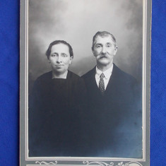 FOTOGRAFIE VECHE PE SUPORT DE CARTON - CABINET PORTRAIT * FOTO MICHEL GOLDSTEIN - BUCURESTI - 1927